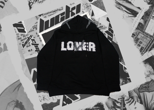 Loner/Lover Hoodie Black